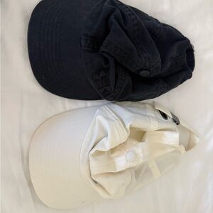 Black and White Baseball Caps